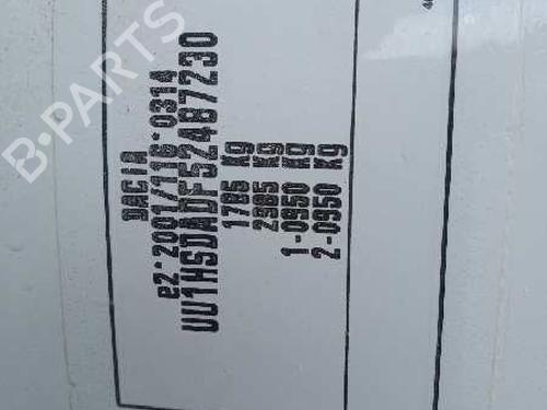 Front left lock DACIA DUSTER (HS_) 1.5 dCi | BP26653366C98 