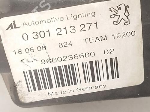 Left headlight PEUGEOT 407 (6D_) 2.0 HDi 135 (6DRHRH, 6DRHRE, 6DRHRG, 6DRHRJ) | BP28545365C28 