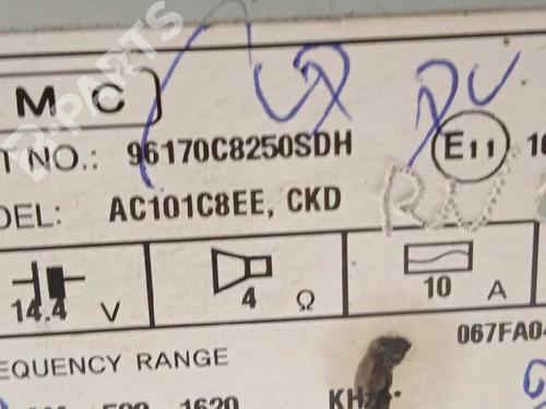 Radio HYUNDAI i20 II (GB, IB) 1.4 | BP10405192E6 