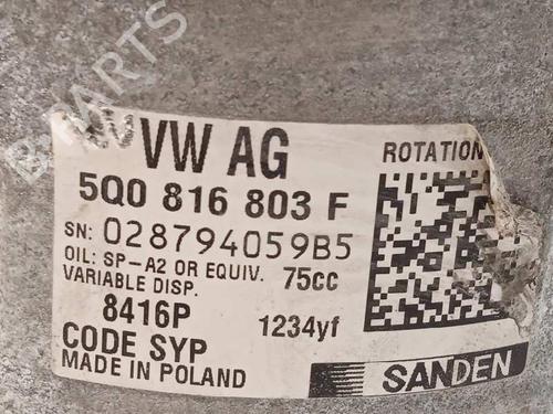 AC compressor SEAT IBIZA V (KJ1, KJG) 1.6 TDI | BP8929534M34