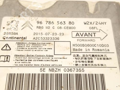ECU airbags PEUGEOT 508 I (8D_) 1.6 BlueHDi 120 | BP18725038M53 