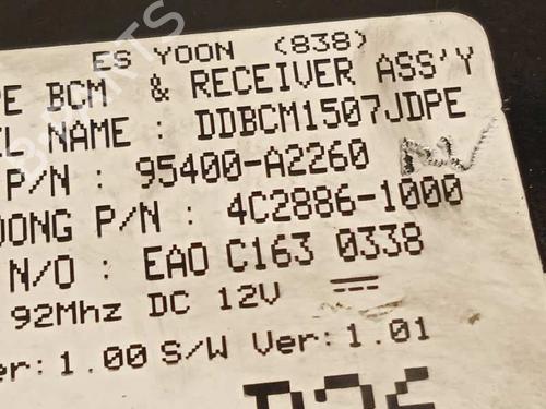 Electronic module KIA CEE'D (JD) | BP10557579M83 - Image 5