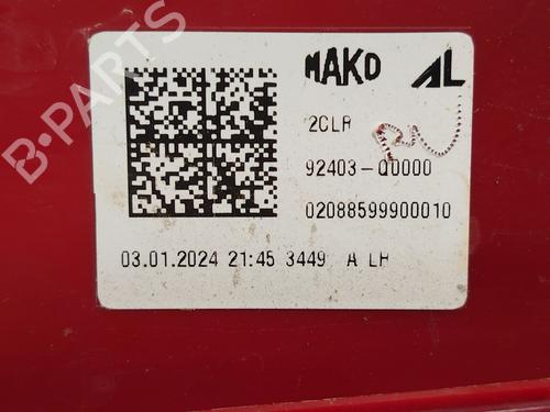 Left tailgate light HYUNDAI i20 III (BC3, BI3) 1.0 T-GDI | BP23862102C79