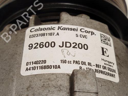 AC compressor NISSAN QASHQAI / QASHQAI +2 I (J10, NJ10, JJ10E) 2.0 | BP26209851M34 