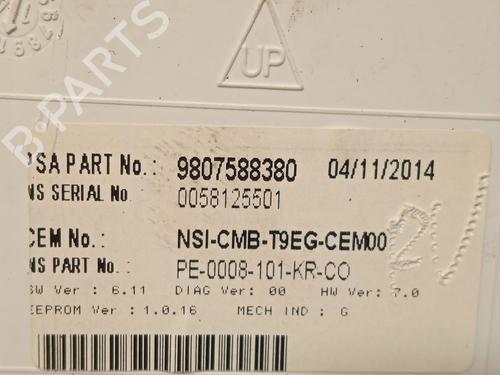 Instrument cluster PEUGEOT 308 II (LB_, LP_, LW_, LH_, L3_) 1.2 VTi 72 | BP22177720C47 
