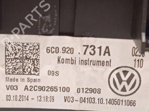 Instrument cluster VW POLO V (6R1, 6C1) 1.4 TDI | BP9241226C47 
