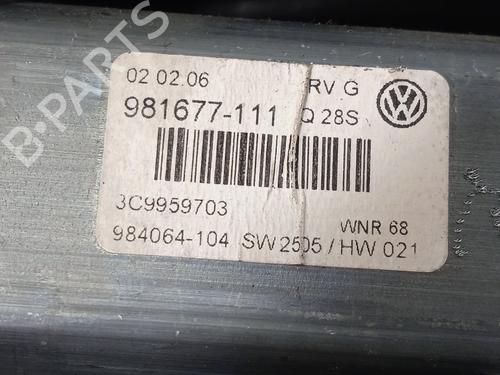 Rear left window mechanism VW PASSAT B6 Variant (3C5) 2.0 TDI 16V | BP23418162C24