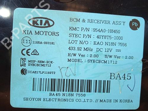 Electronic module KIA STONIC (YB) | BP18013474M83