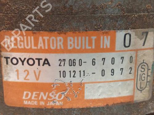 Alternator TOYOTA LAND CRUISER 90 (_J9_) 3.0 TD (KZJ90_, KZJ95_, KZJ90R, KZJ95R, KZJ90W, KZJ95W) | BP11827014M7 