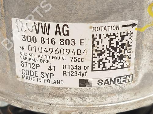 AC compressor AUDI A1 Sportback (GBA) 30 TFSI | BP31996194M34  - Image 5