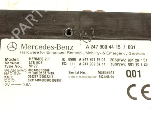 Electronic module MERCEDES-BENZ CLA (C118) CLA 250 e (118.386) | BP36352898M83 - Image 4
