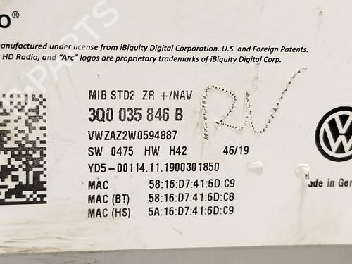 Electronic module VW TOURAN (5T1) 2.0 TDI | BP32471745M83 