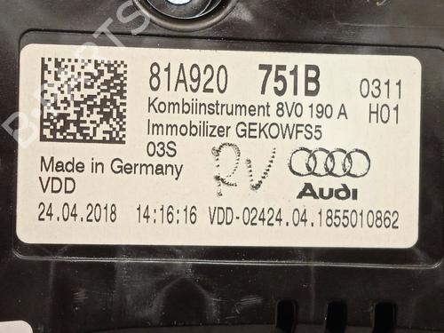 Instrument cluster AUDI Q2 (GAB, GAG) 35 TDI quattro | BP19807866C47 
