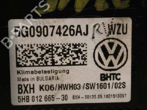 Climate control VW GOLF VII (5G1, BQ1, BE1, BE2) 1.6 TDI | BP3163538I5 