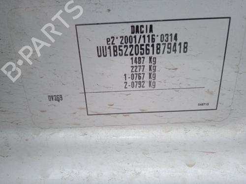 Tailgate lift support DACIA SANDERO II 1.0 SCe 75 (B8JC, B8JD, B8NC) | BP19522955C138 