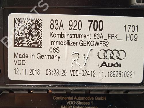 Instrument cluster AUDI Q3 (F3B) 35 TDI | BP28599847C47