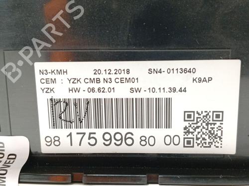 Instrument cluster PEUGEOT RIFTER 1.5 BlueHDi 130 | BP33455178C47 - Image 6