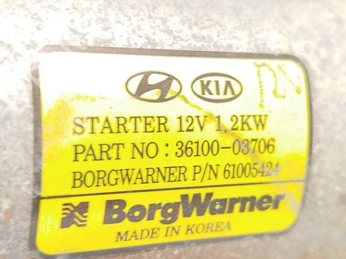 Startmotor KIA XCEED (CD) 1.4 T-GDI | BP26040562M8  - Image 5