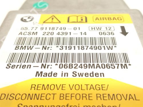 ECU airbags BMW 5 (E60) 520 d | BP27534818M53 