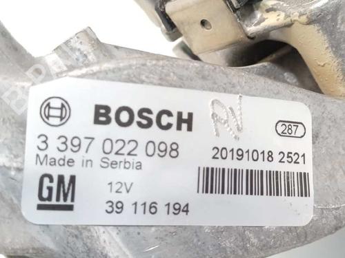 Front wiper motor OPEL ASTRA K (B16)  | BP9579881M29 