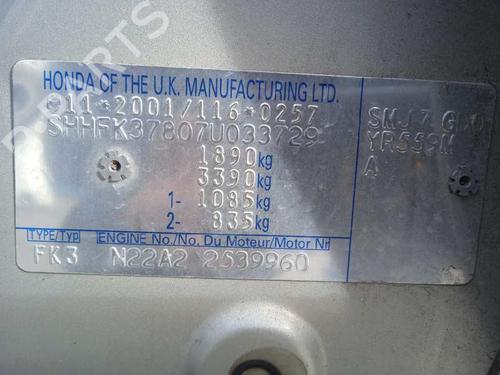 Gearbox HONDA CIVIC VIII Hatchback (FN, FK) 2.2 CTDi (FK3) | BP16285577M3 