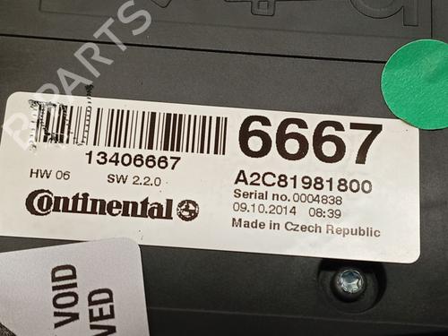 Switch OPEL ZAFIRA TOURER C (P12) 2.0 CDTi (75) | BP26730932I30 