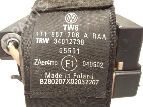 Front right seatbelt VW TOURAN (1T1, 1T2)  | BP20322780I25 