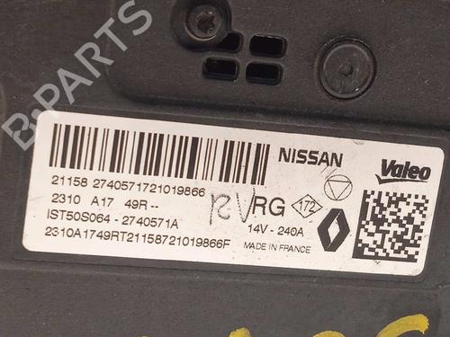 Alternator RENAULT ARKANA I (LCM_, LDN_) 1.3 TCe 160 (LDN1) | BP16658787M7 