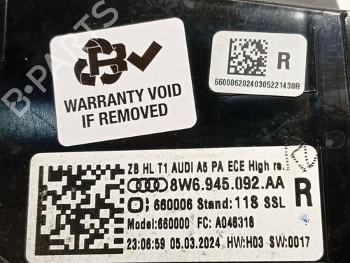 Right taillight AUDI A5 Sportback (F5A, F5F) 35 TDI | BP31933483C35 