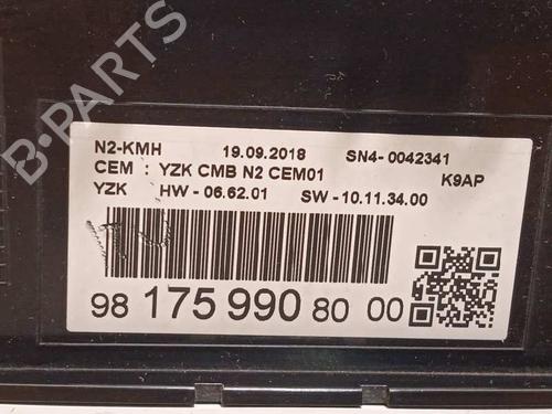 Instrument cluster PEUGEOT PARTNER Box Body/MPV (K9) 1.6 BlueHDI 75 | BP26207766C47 
