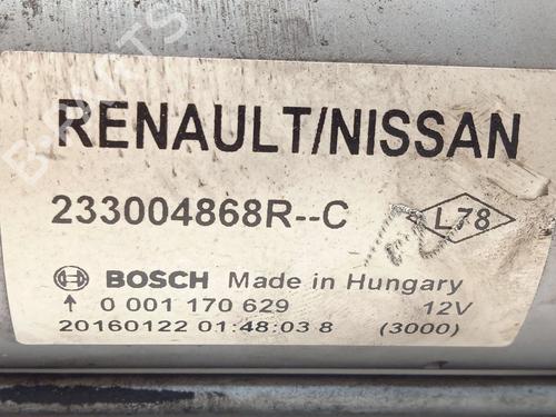 Startmotor NISSAN PULSAR Hatchback (C13) 1.5 dCi | BP29762943M8 