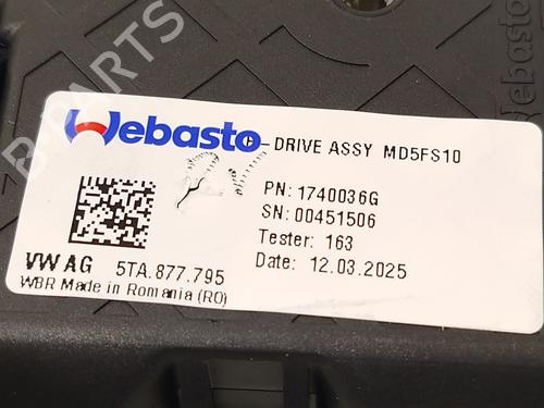 Sunroof engine SEAT IBIZA V (KJ1, KJG) 1.0 TSI | BP27466479M60