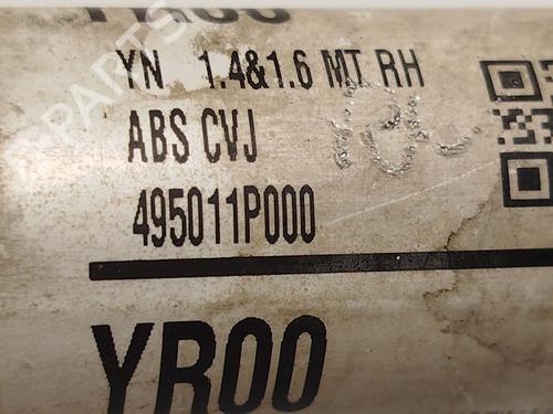 Right front driveshaft HYUNDAI ix20 (JC) 1.6 | BP26640644M39 