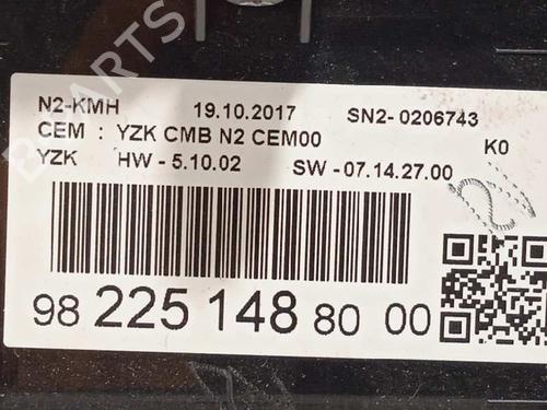 Instrument cluster PEUGEOT EXPERT Bus (V_) 2.0 BlueHDi 150 | BP9194350C47