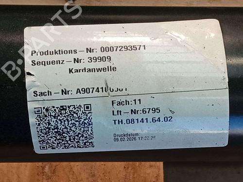 Driveshaft MERCEDES-BENZ SPRINTER 4-t Van (B907, B910) 419 CDI RWD (907.643, 907.645, 907.647) | BP39266348M37 - Image 10