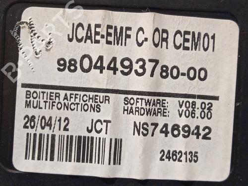 Display CITROËN C-ELYSEE (DD_) 1.6 VTi 115 (DDNFP0, DDNFP6, DDNFP9) | BP28189222C48 