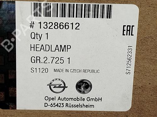 Left headlight OPEL MERIVA B VAN (S10) 1.6 CDTi (75) | BP29178530C28  - Image 8