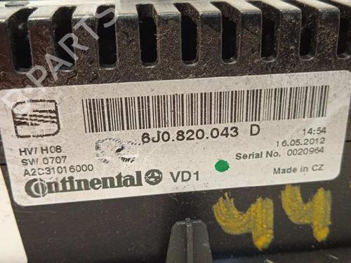 Climate control SEAT IBIZA IV (6J5, 6P1)  | BP11328677I5 