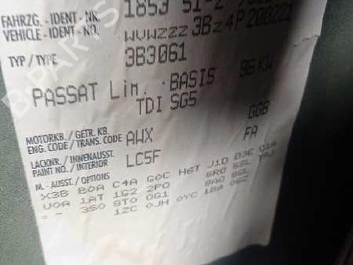 Climate control VW PASSAT B5.5 (3B3) 1.9 TDI | BP14453940I5 