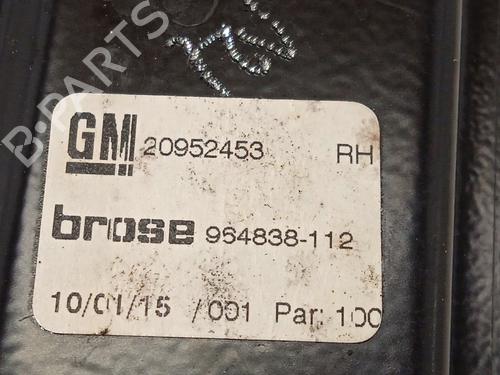 Front right window mechanism OPEL INSIGNIA A (G09) 2.0 CDTI (68) | BP30109374C23