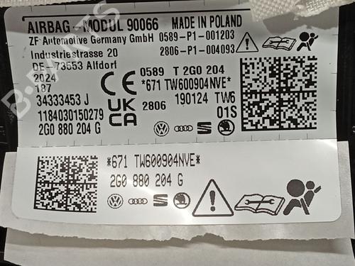 Airbag Kit VW POLO VI (AW1, BZ1, AE1) 1.0 TSI | BP31997076C86 