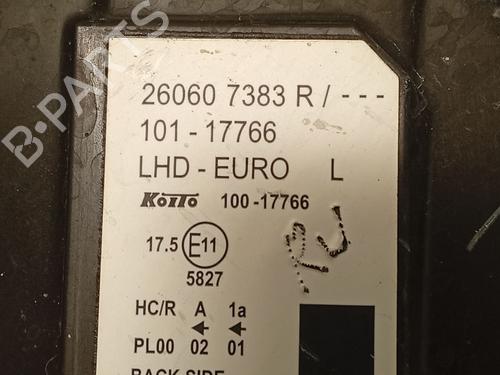 Left headlight RENAULT KANGOO / GRAND KANGOO II (KW0/1_) 1.5 dCi 90 (KW05, KW08, KW0G, KW11) | BP31378692C28