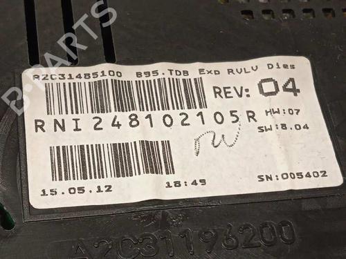 Instrument cluster RENAULT MEGANE III Hatchback (BZ0/1_, B3_) 1.6 16V (BZ1B, BZ1H) | BP14909008C47 