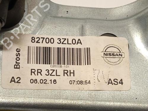 Vindusheismekanisme høyre bak NISSAN PULSAR Hatchback (C13) 1.5 dCi | BP29751108C25 