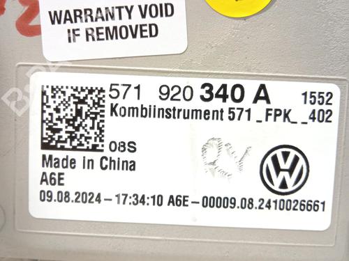 Instrument cluster VW TIGUAN ALLSPACE (BW2, BJ2) 2.0 TDI | BP28599857C47 - Image 5