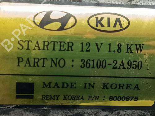 Starter KIA CARENS IV 1.7 CRDi | BP38534246M8 - Image 4