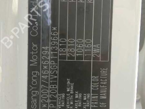 Front right window mechanism SSANGYONG TIVOLI  | BP1114592C23 