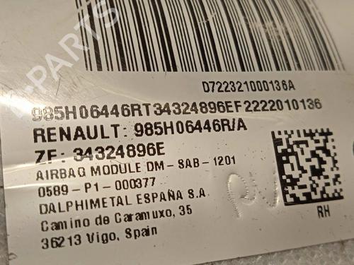 Høyre sete kollisjonspute RENAULT AUSTRAL TCe 160 (HGMJ) | BP26208095C14 