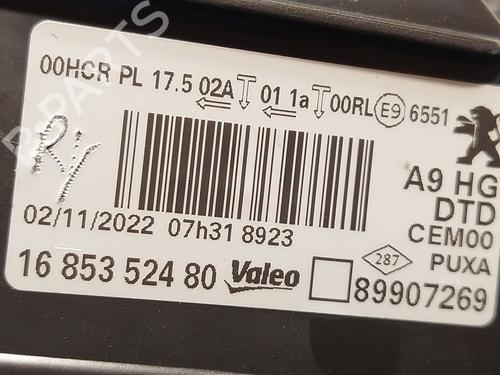 Right headlight PEUGEOT 208 I (CA_, CC_) 1.4 VTi | BP28951124C29 