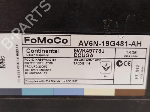 Electronic module FORD C-MAX II (DXA/CB7, DXA/CEU) 1.6 EcoBoost | BP27377489M83